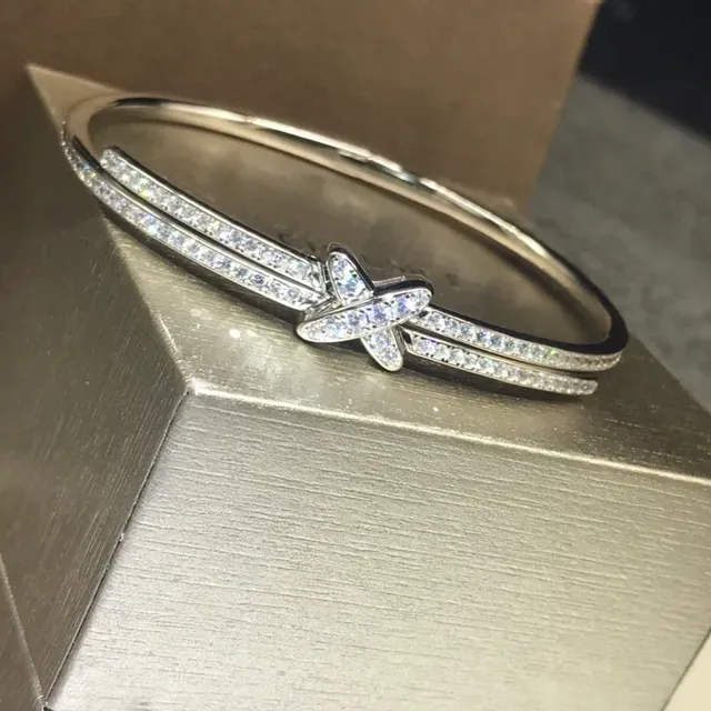 Tiffany & Co. HardWear Pavé X-Motif कंगन 8