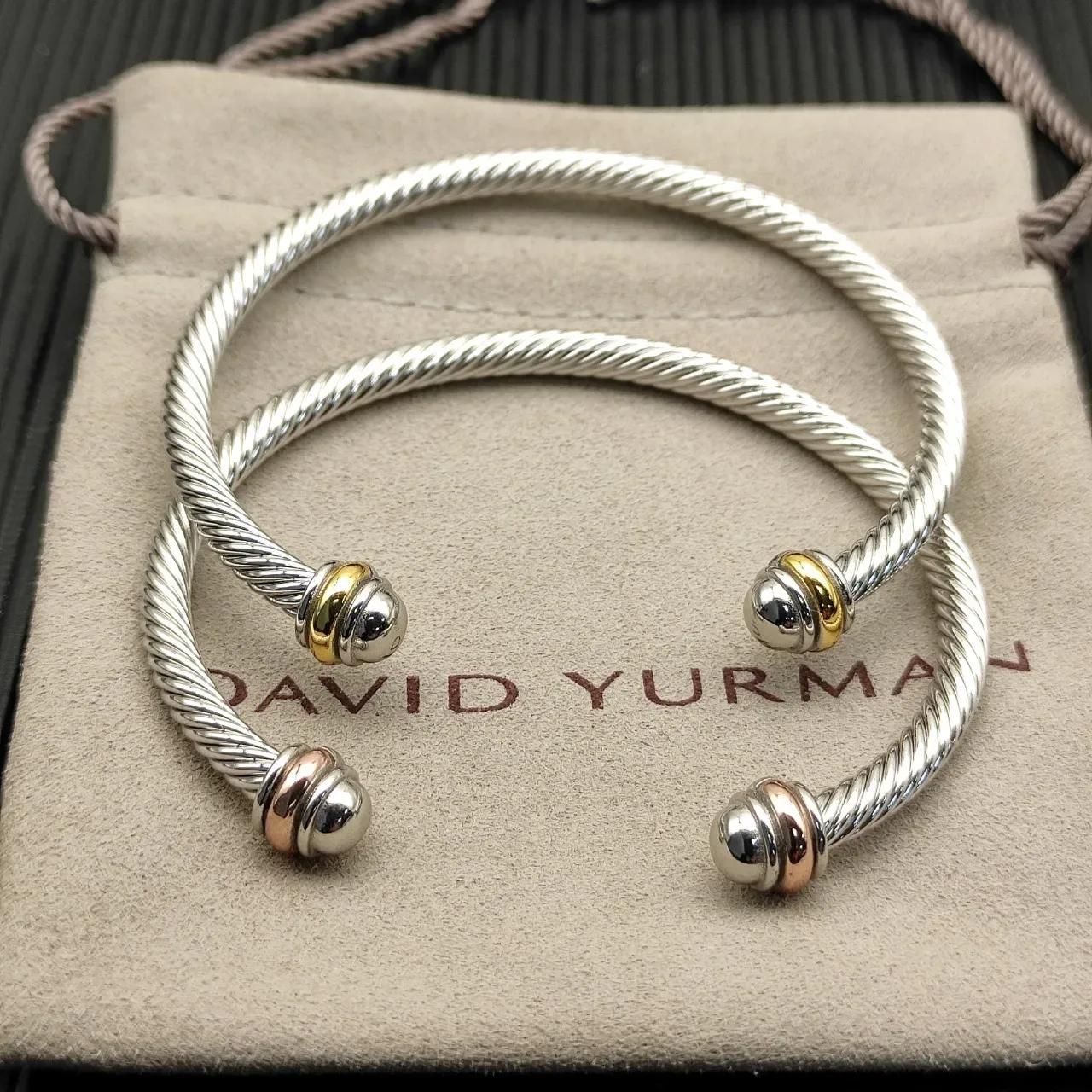 Tiffany & Co. HardWear Pulsera de Cable Trenzado Abierta 6