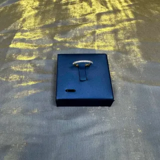 Tiffany & Co. Pavé Eternity Band पीला सोना डायमंड रिंग