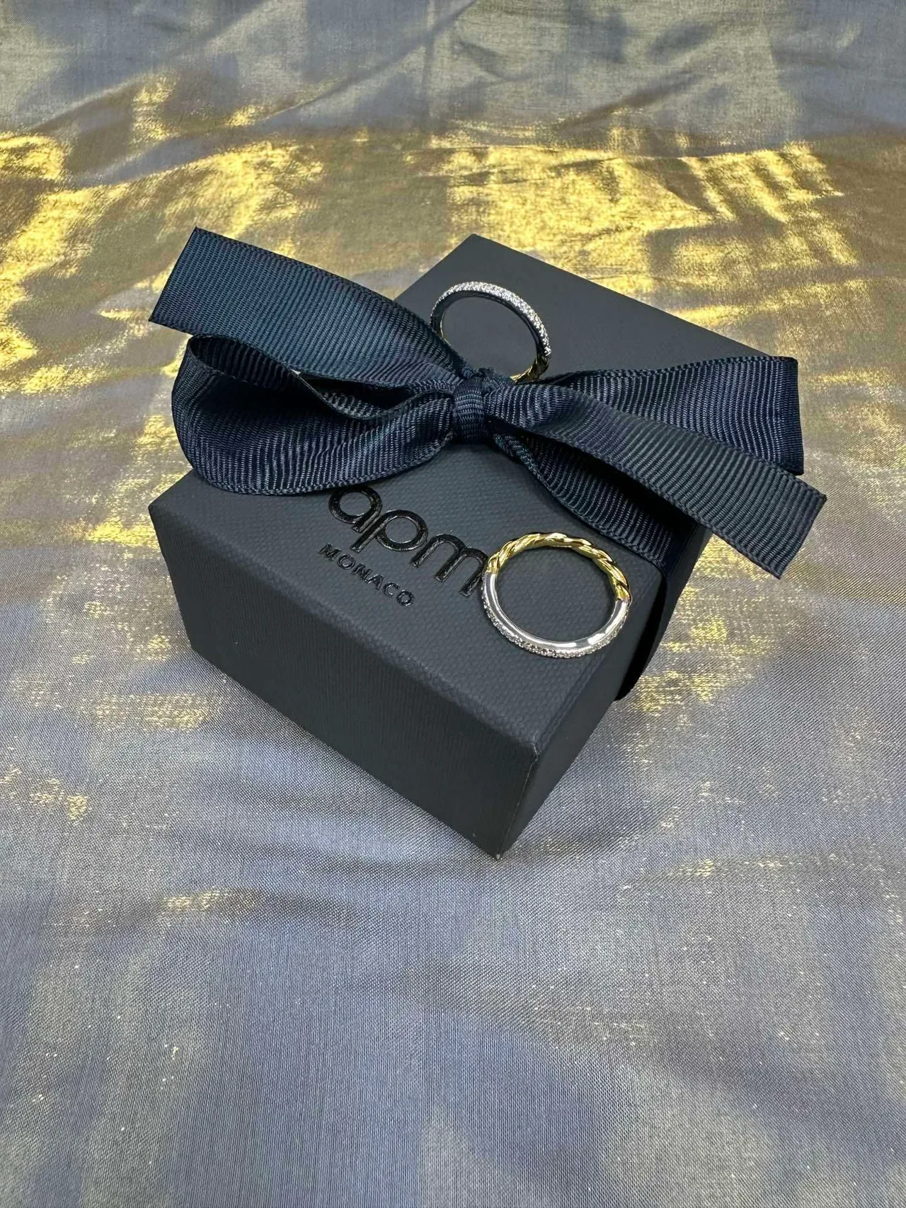 Tiffany & Co. Pavé Eternity Band হলুদ সোনা ডায়মন্ড রিং 6