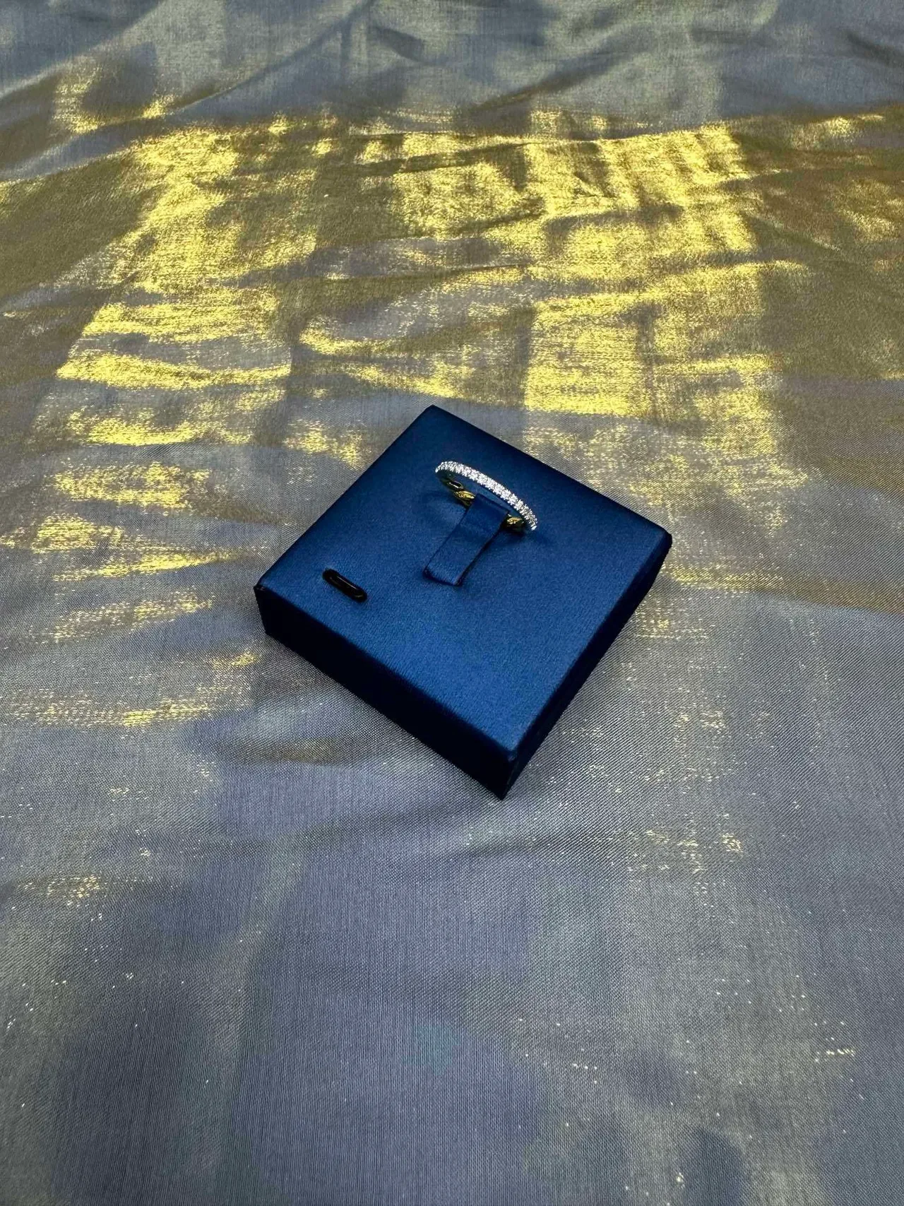 Tiffany & Co. Pavé Eternity Band হলুদ সোনা ডায়মন্ড রিং 9