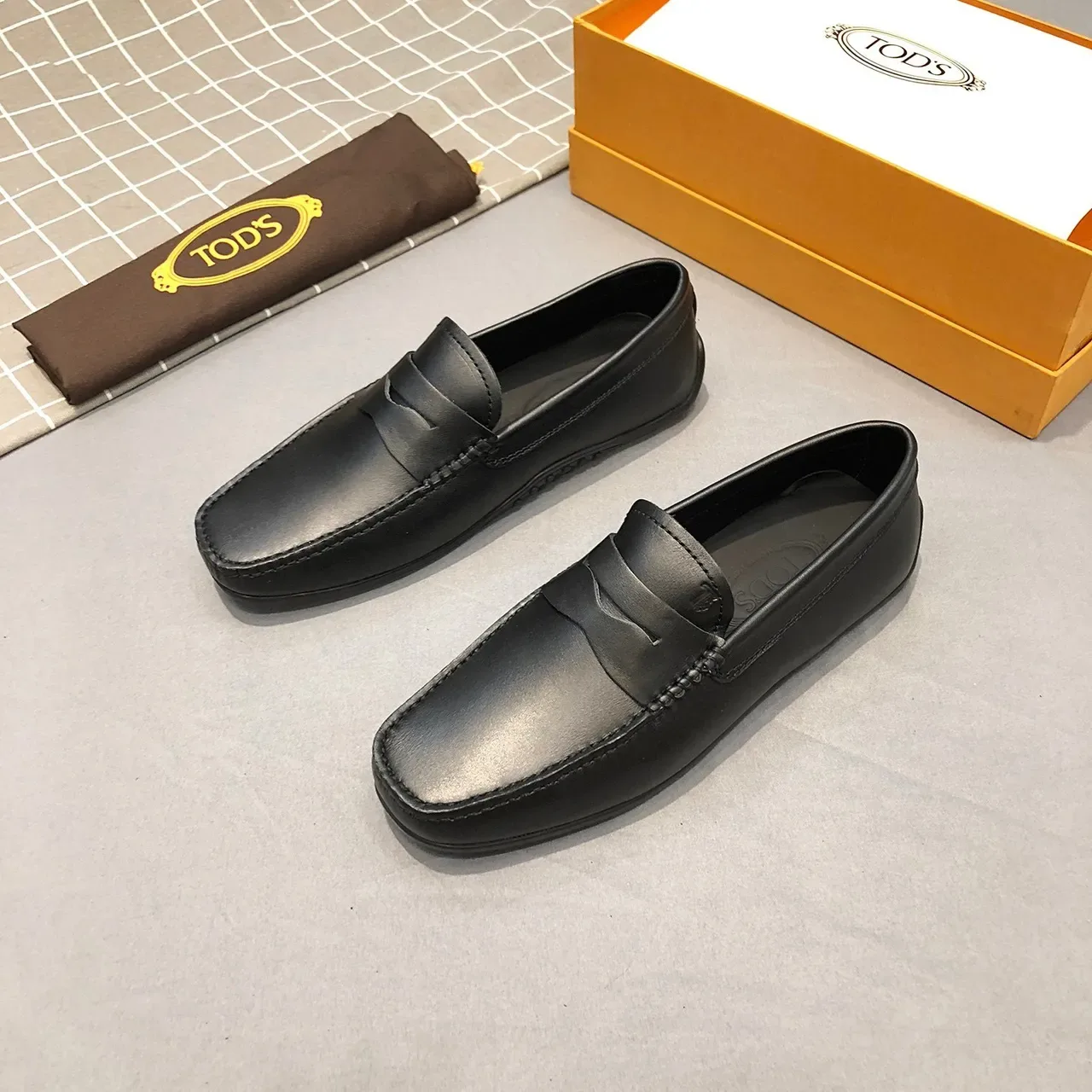 Tod's Penny Strap Loafer Black Leather Loafer 2