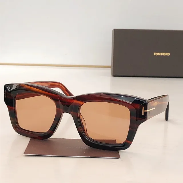 Tom Ford কালো অ্যাসিটেট গোল্ড-অ্যাকসেন্ট আয়তাকার মিররড সানগ্লাসেস 6