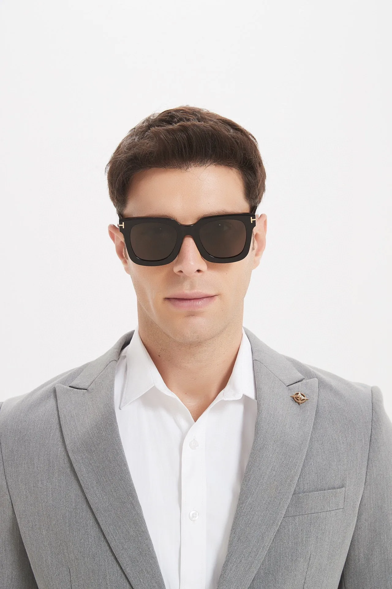 Tom Ford Oversized Square Black Optical Glasses 7