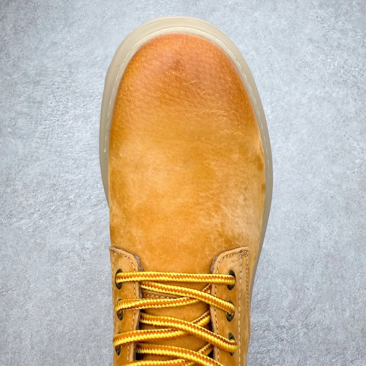 UGG Ante Beige Negro Bota Trabajo Tacón Gruesa Agujetas 9