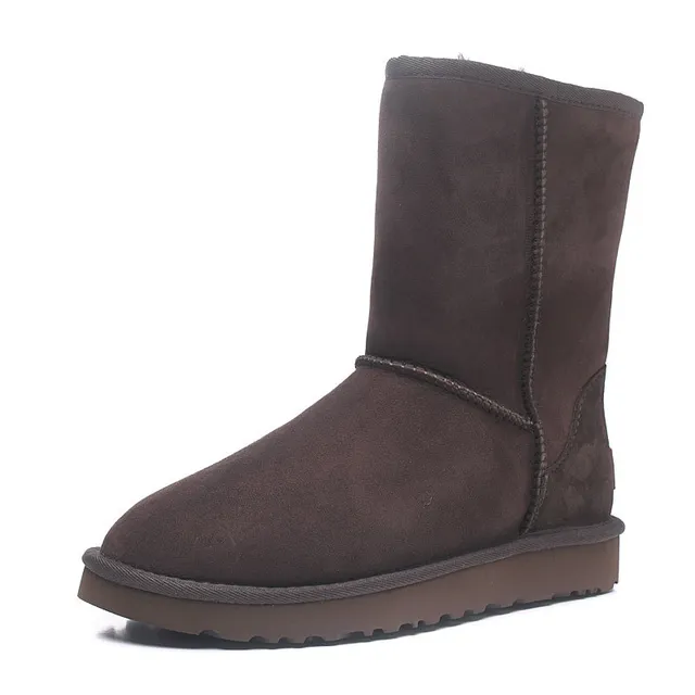 UGG Classic Short চকলেট ব্রাউন সুয়েড স্নো বুট 13
