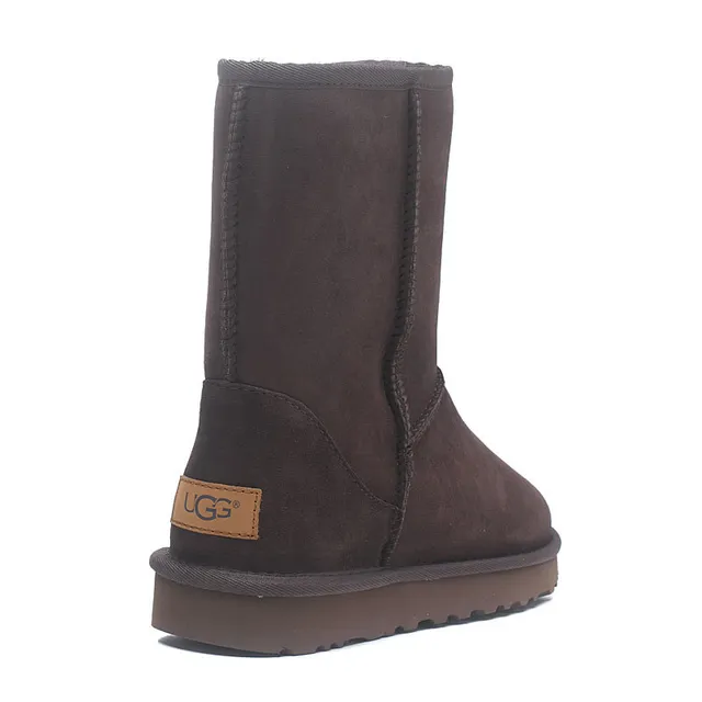 UGG Classic Short চকলেট ব্রাউন সুয়েড স্নো বুট 14
