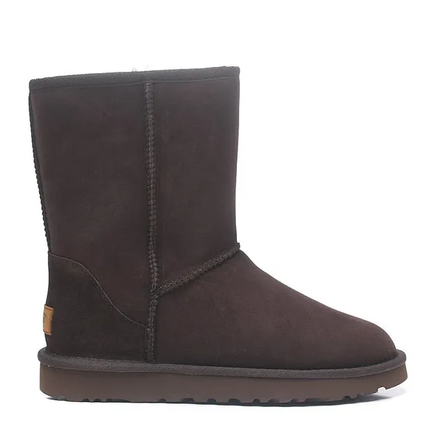 UGG Classic Short চকলেট ব্রাউন সুয়েড স্নো বুট 16