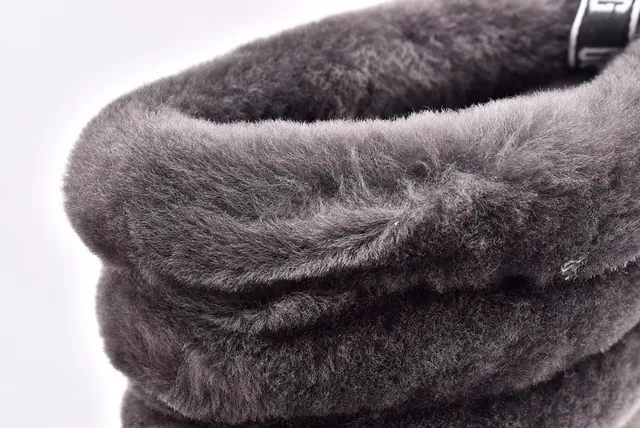 UGG Fluff Mini Quiz-Ted حذاء ثلجي رمادي 5