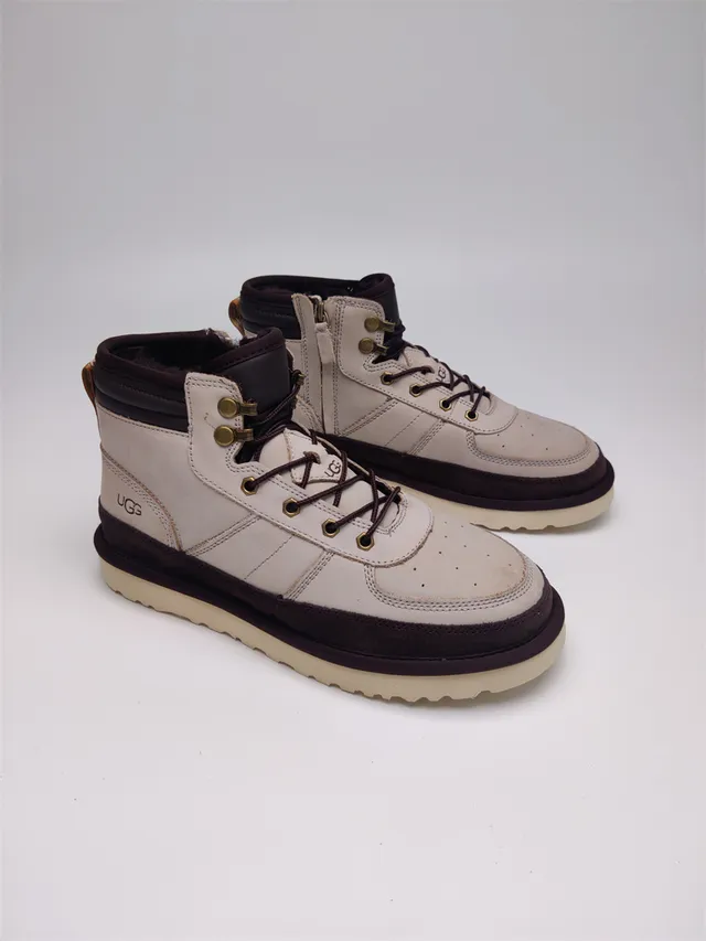 UGG Tasman Beige Brown High-Top Lace-Up Snow Boots 3