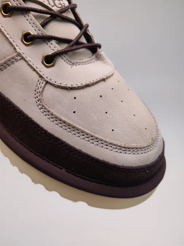 UGG Tasman Beige Brown High-Top Lace-Up Snow Boots 4