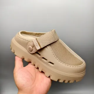 UGG Tasman Beige Mesh Strap Clog