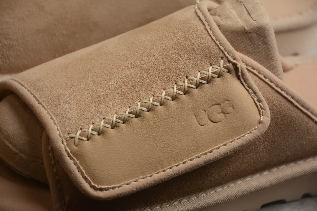 UGG Tasman Beige Suede Slipper 6