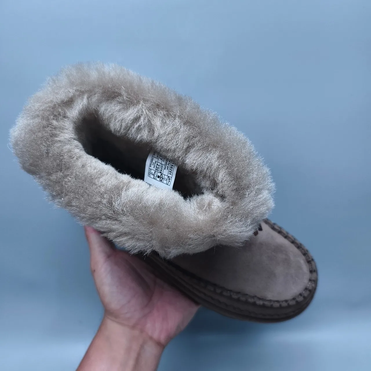 UGG Tasman Brown Suede Shearling-Lined Snow Boots 3