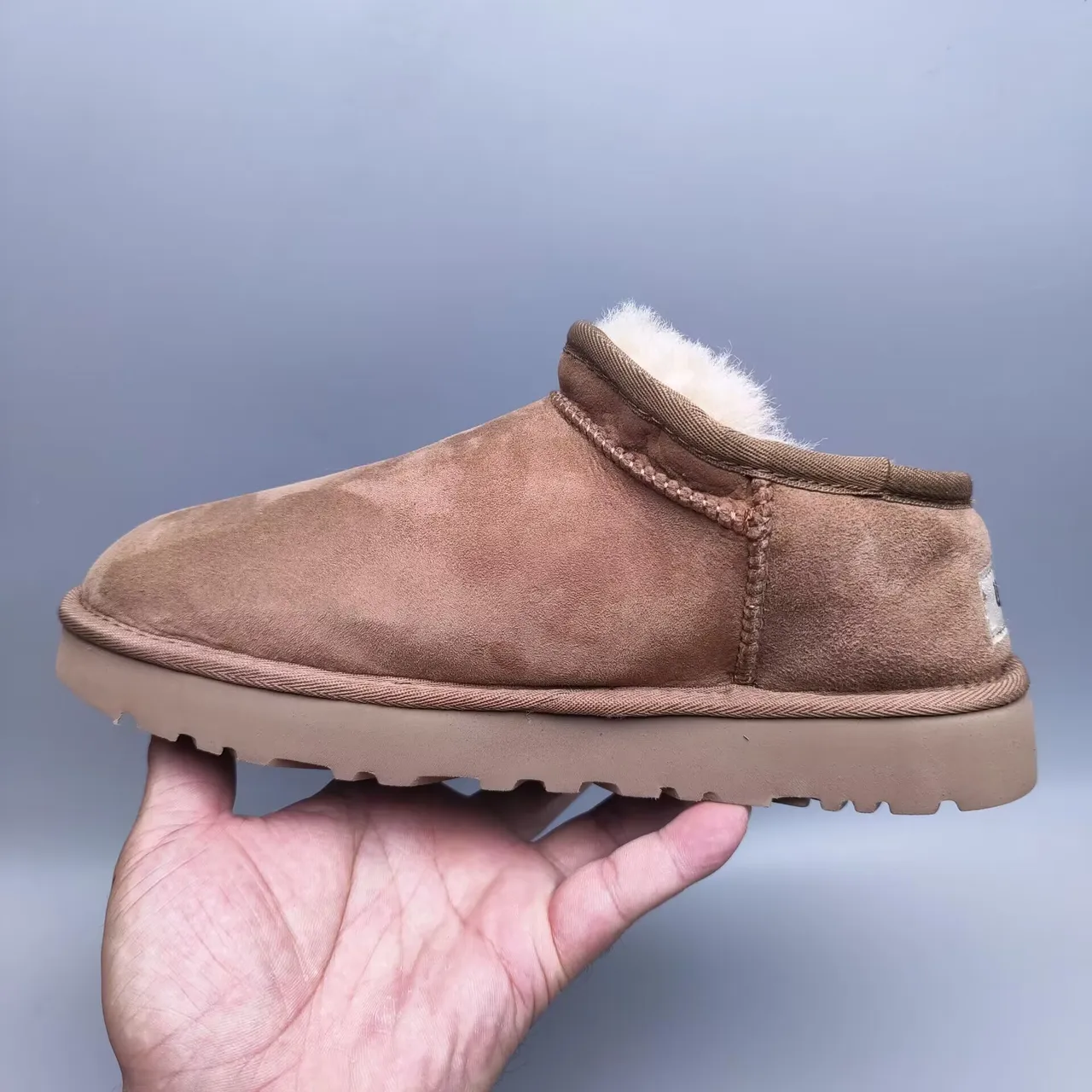 UGG Tasman 栗棕色羊毛皮内里雪靴 3