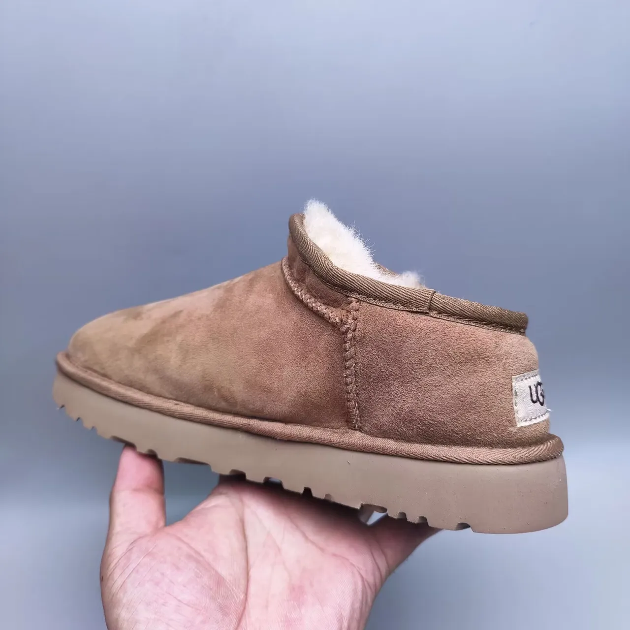 UGG Tasman 栗棕色羊毛皮内里雪靴 6