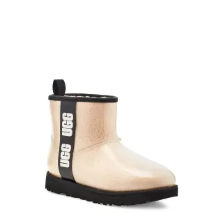 UGG Ultra Mini Transparent Beige Shearling Snow Boots