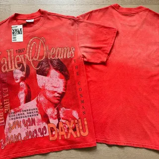 Vale Forever Valley Dreams 1997 Graphic Print Red T-Shirt
