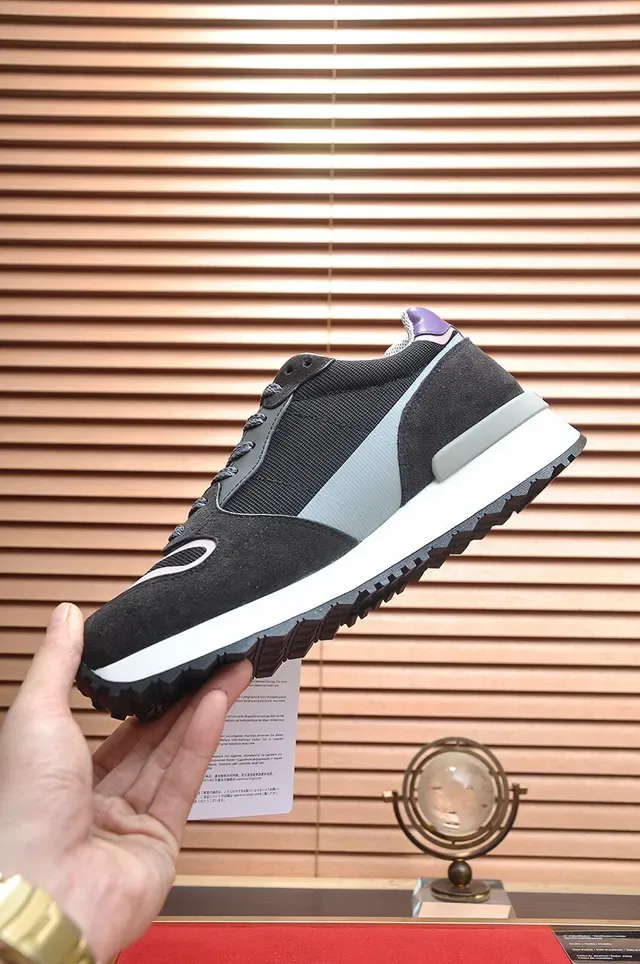 Valentino VLogo Runner zapatillas lifestyle negro plata morado 5