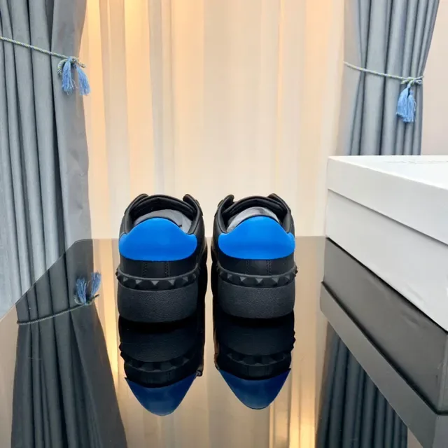Valentino VLTN কালো এবং নীল লাইফস্টাইল স্নিকার 4