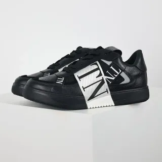 Valentino VLTN Tênis Preto e Branco Estilo de Vida Tênis