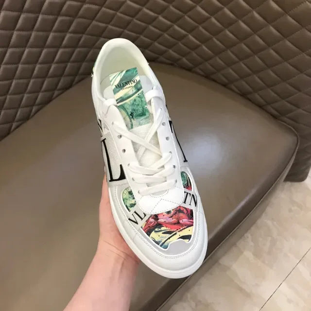 Valentino VLTN Sneakers Lifestyle Imprimé Floral Blanc 4