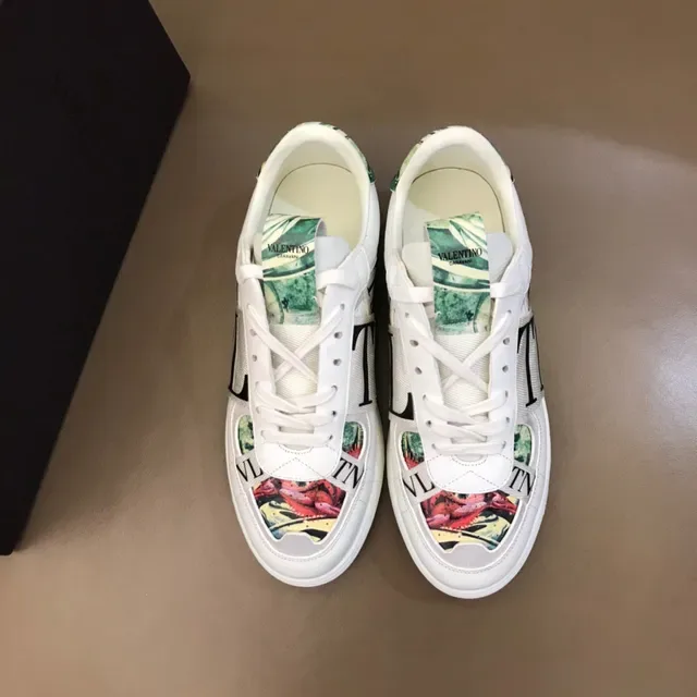 Valentino VLTN Sneakers Lifestyle Imprimé Floral Blanc 9