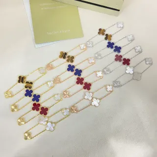 Van Cleef & Arpels Alhambra 四叶草主题链饰项链
