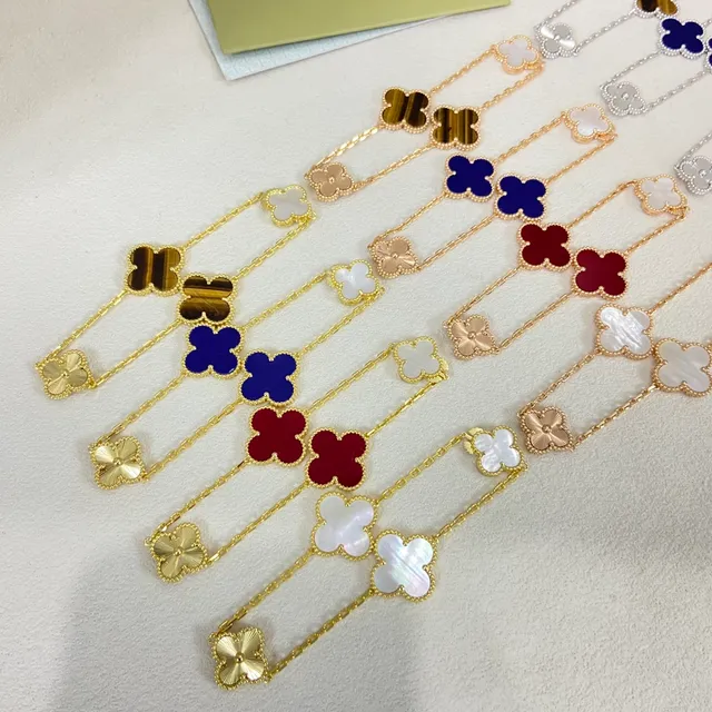Van Cleef & Arpels Alhambra চার পাতার ক্লোভার মোটিফ চেইন নেকলেস 3