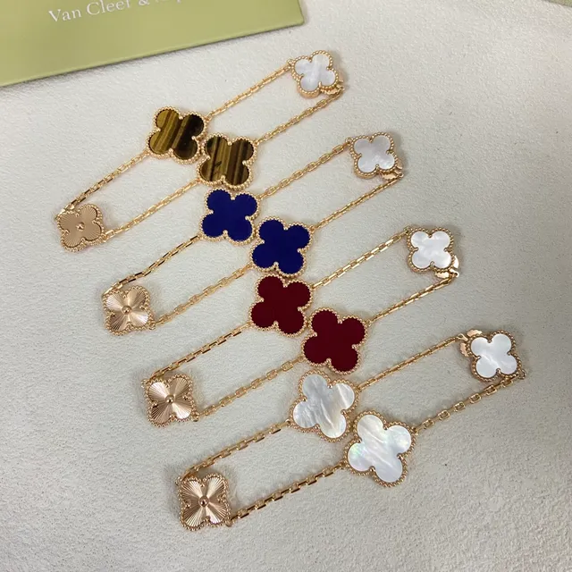 Van Cleef & Arpels Alhambra চার পাতার ক্লোভার মোটিফ চেইন নেকলেস 4