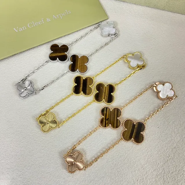 Van Cleef & Arpels Alhambra চার পাতার ক্লোভার মোটিফ চেইন নেকলেস 7
