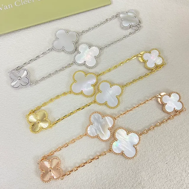 Van Cleef & Arpels Alhambra চার পাতার ক্লোভার মোটিফ চেইন নেকলেস 9