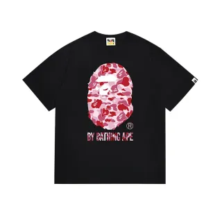 تي شيرت A Bathing Ape ABC Camo برسمة رأس القرد
