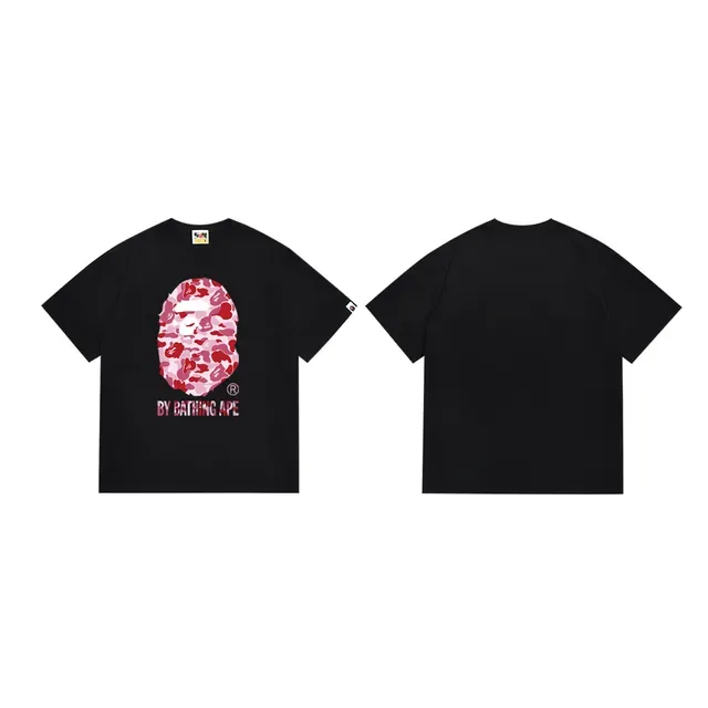 Camiseta gráfica A Bathing Ape ABC Camo con cabeza de mono 3