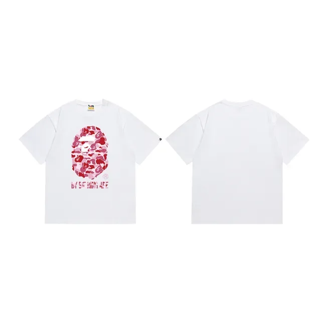 Camiseta gráfica A Bathing Ape ABC Camo con cabeza de mono 4
