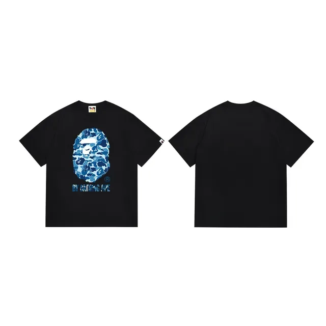 Camiseta gráfica A Bathing Ape ABC Camo con cabeza de mono 8