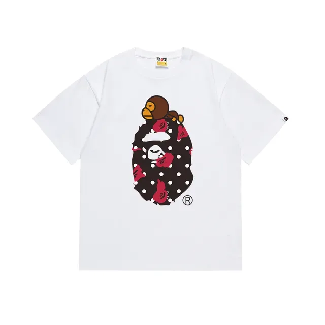 A Bathing Ape 猿人头波点印花T恤 4