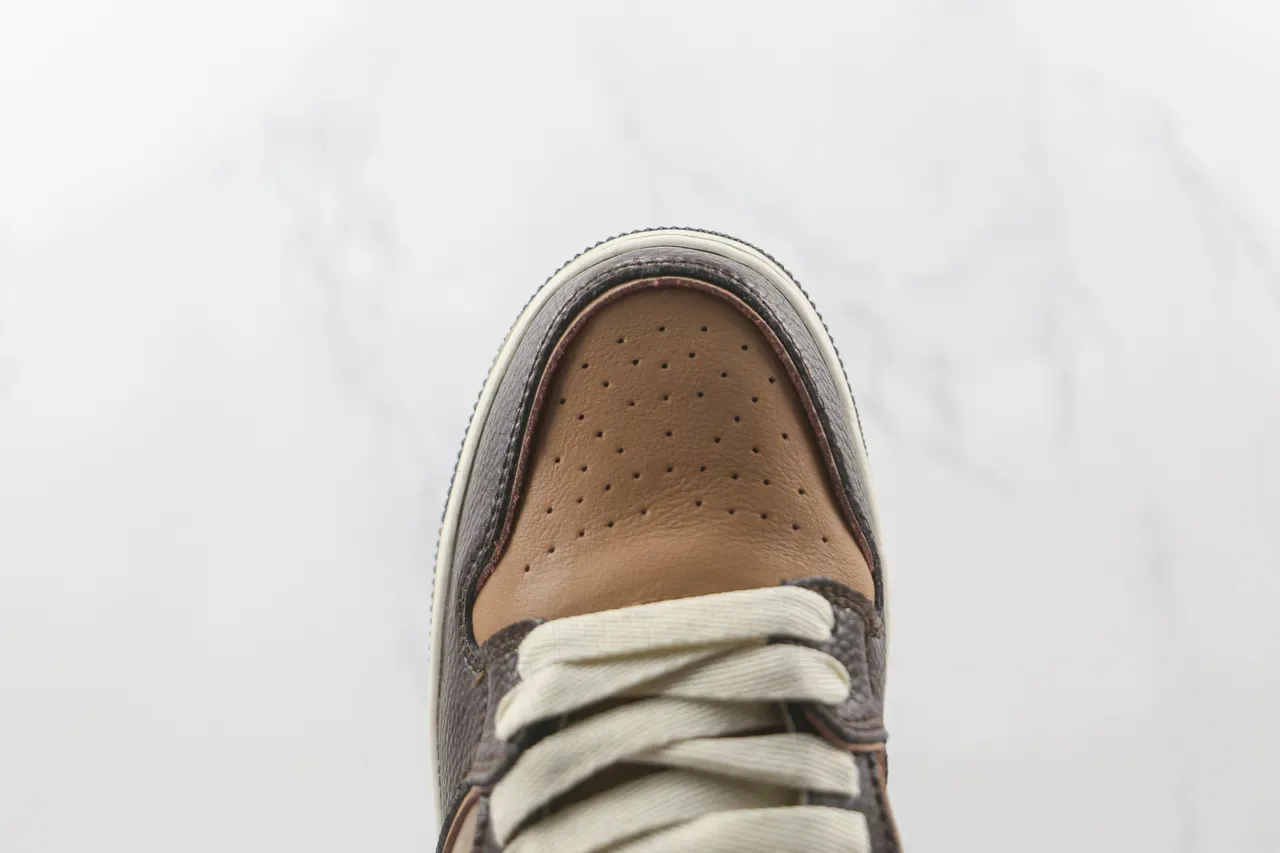 A Bathing Ape BAPE STA Marrom Bege Star Logo Tênis Lifestyle 6