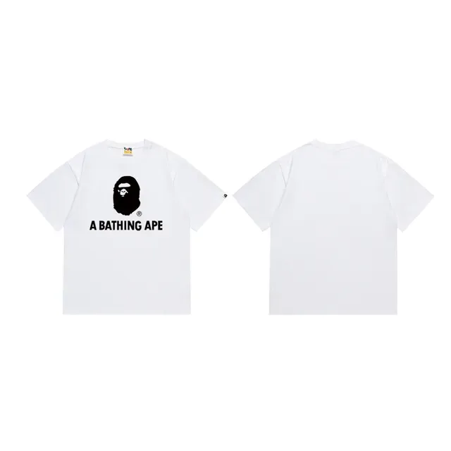 Camiseta A Bathing Ape gráfica de cuello redondo negra 4