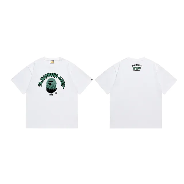 تي شيرت أسود بطبعة جرافيك A Bathing Ape 4