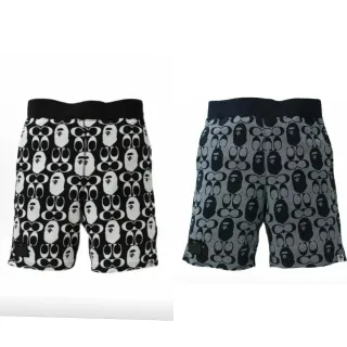 A Bathing Ape Graphic-Print Elastic-Waist Shorts