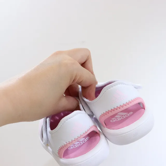 Adidas Adilette Aqua White Pink স্লিপ-অন ছিদ্রযুক্ত উপরের ক্যাজুয়াল স্যান্ডাল 11