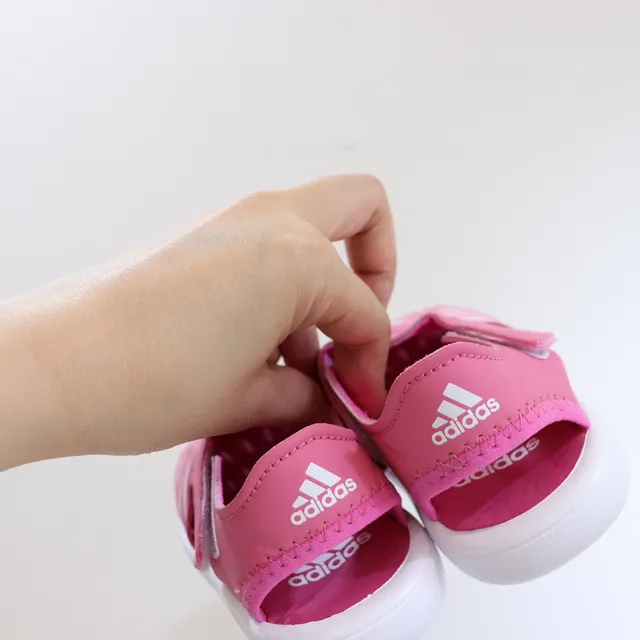 Adidas Adilette Aqua White Pink স্লিপ-অন ছিদ্রযুক্ত উপরের ক্যাজুয়াল স্যান্ডাল 15