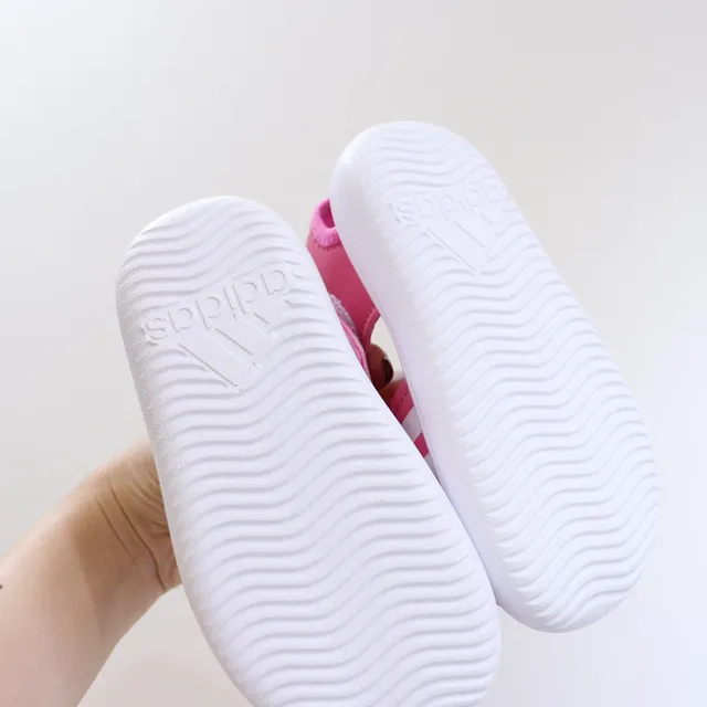 Adidas Adilette Aqua White Pink স্লিপ-অন ছিদ্রযুক্ত উপরের ক্যাজুয়াল স্যান্ডাল 20