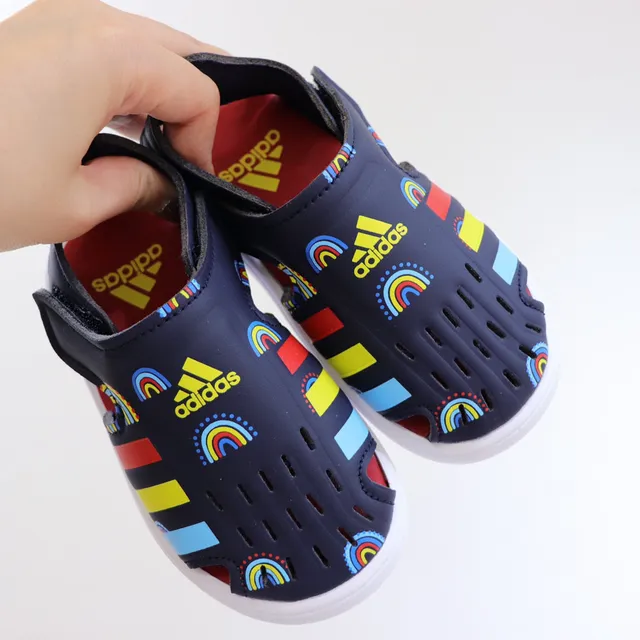 Adidas Adilette Aqua White Pink স্লিপ-অন ছিদ্রযুক্ত উপরের ক্যাজুয়াল স্যান্ডাল 21