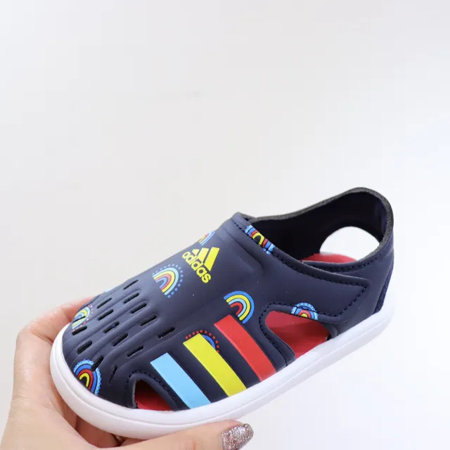 Adidas Adilette Aqua White Pink স্লিপ-অন ছিদ্রযুক্ত উপরের ক্যাজুয়াল স্যান্ডাল 24