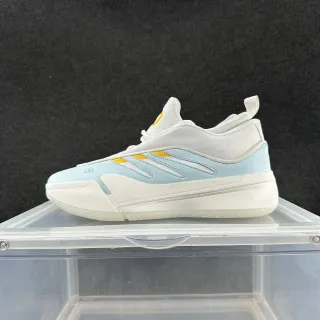 Adidas AdiPower 浅蓝色 白色 无鞋带 鞋带闭合 厚底运动鞋