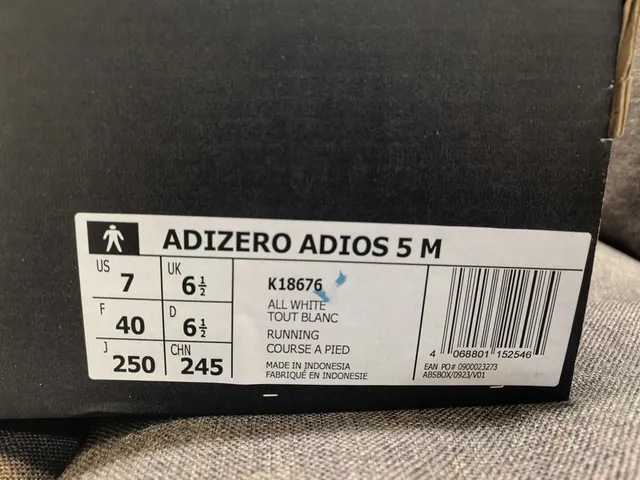 Adidas Adizero Adios Pro 5 White Brown Running Shoes 2