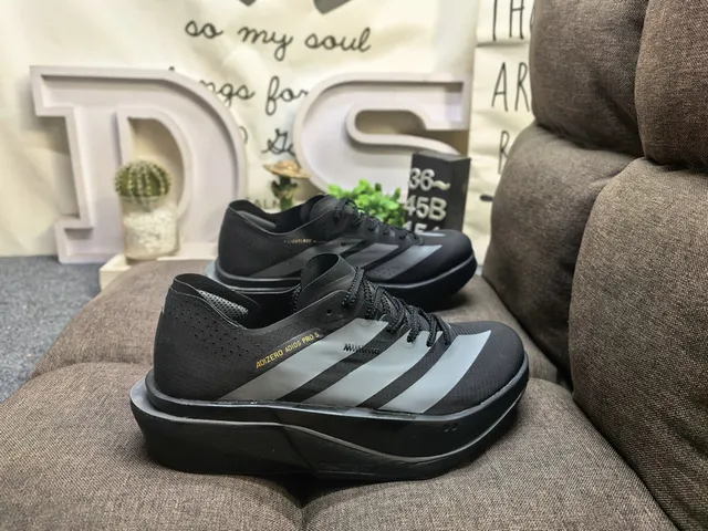 Adidas Adizero Adios Pro 5 White Brown Running Shoes 21
