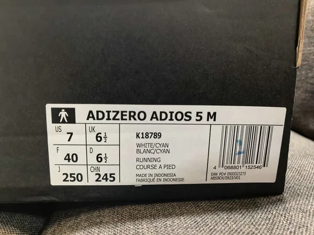 Adidas Adizero Adios Pro 5 White Brown Running Shoes 22